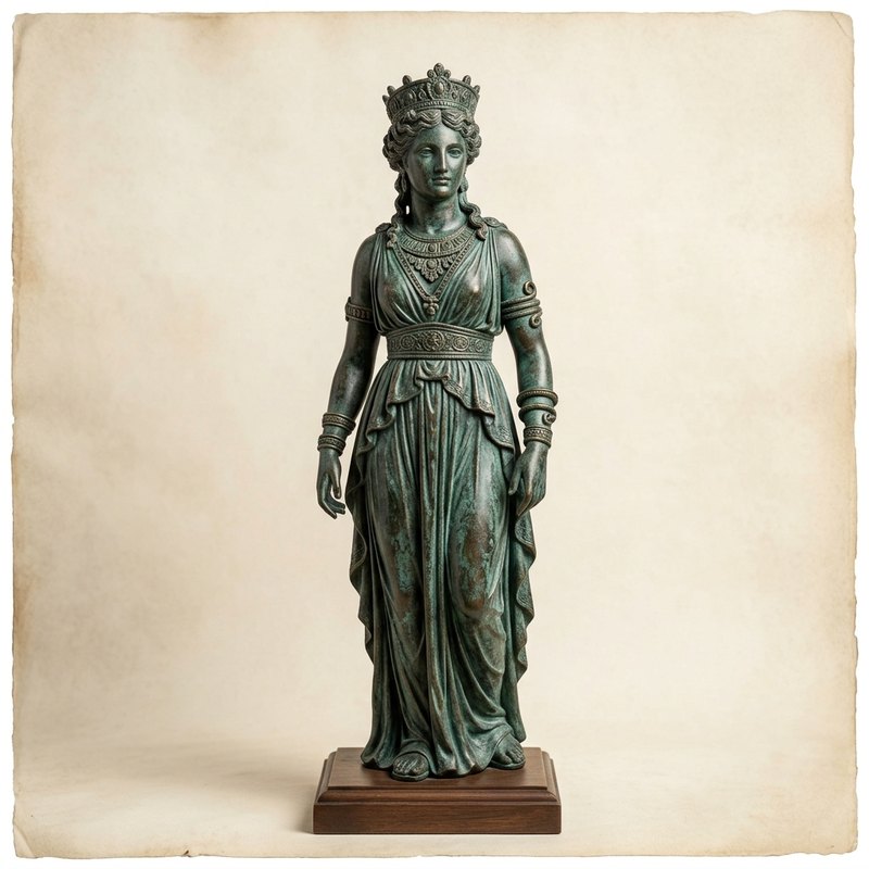 Art & Sculptures antique bronze figurine
